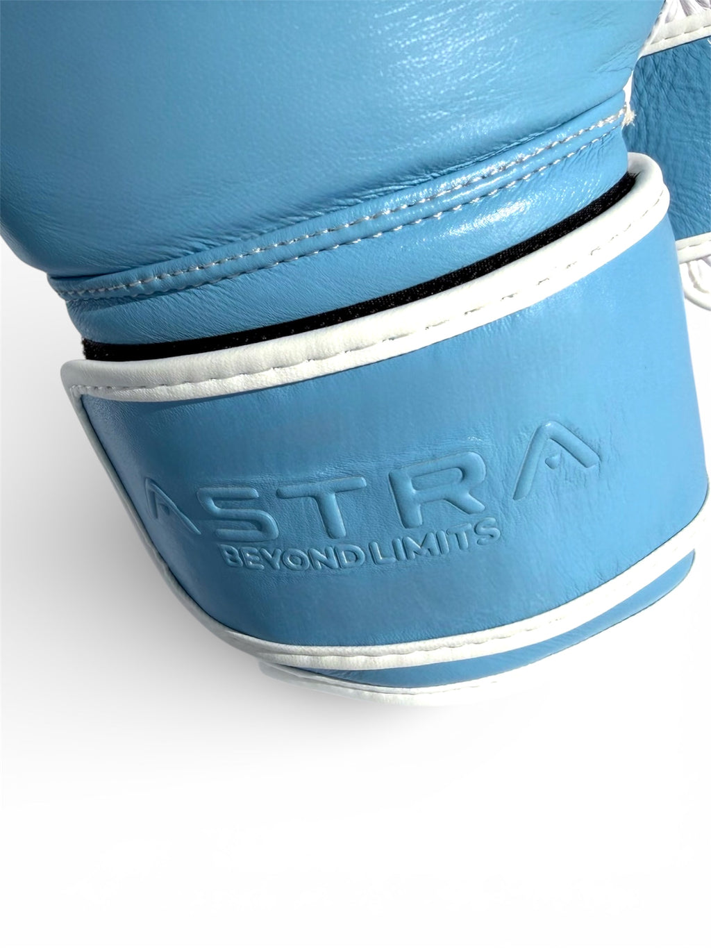 GUANTONI PREMIUM - VELCRO - AZZURRO