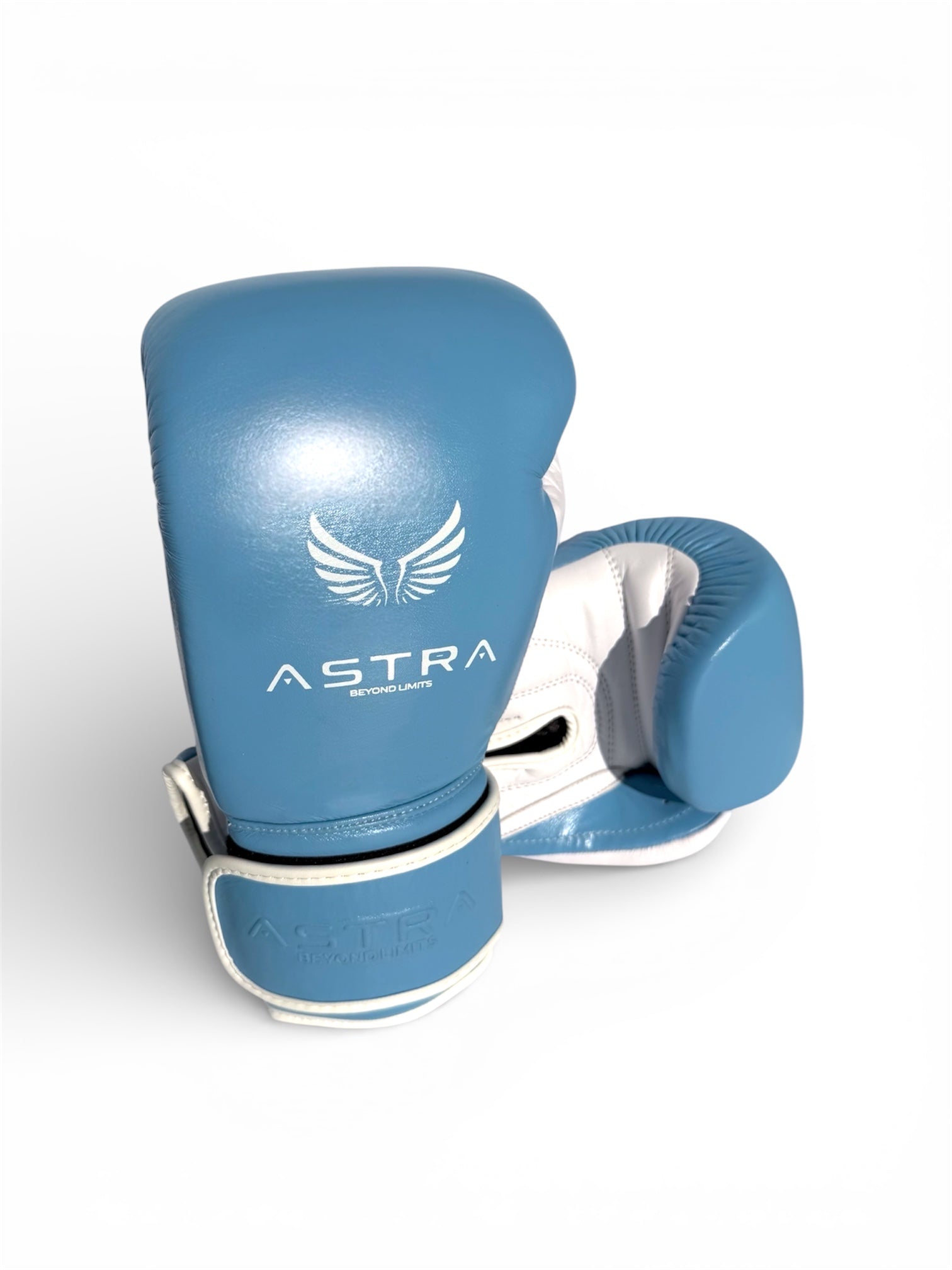 GUANTONI PREMIUM - VELCRO - AZZURRO