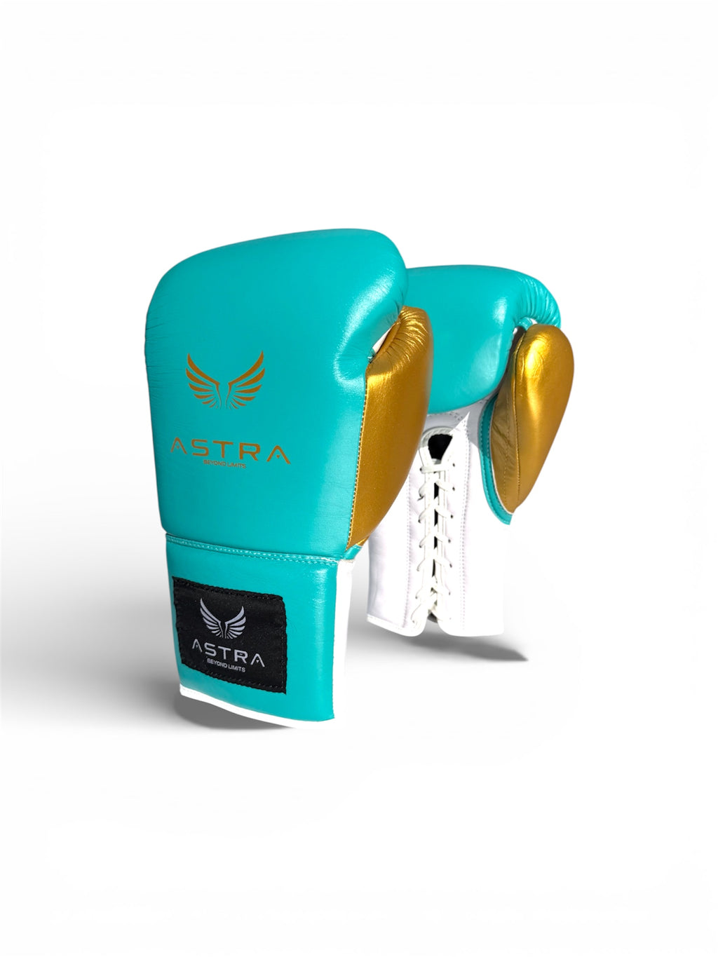 GUANTONI PREMIUM - LACCI - TURCHESE E ORO