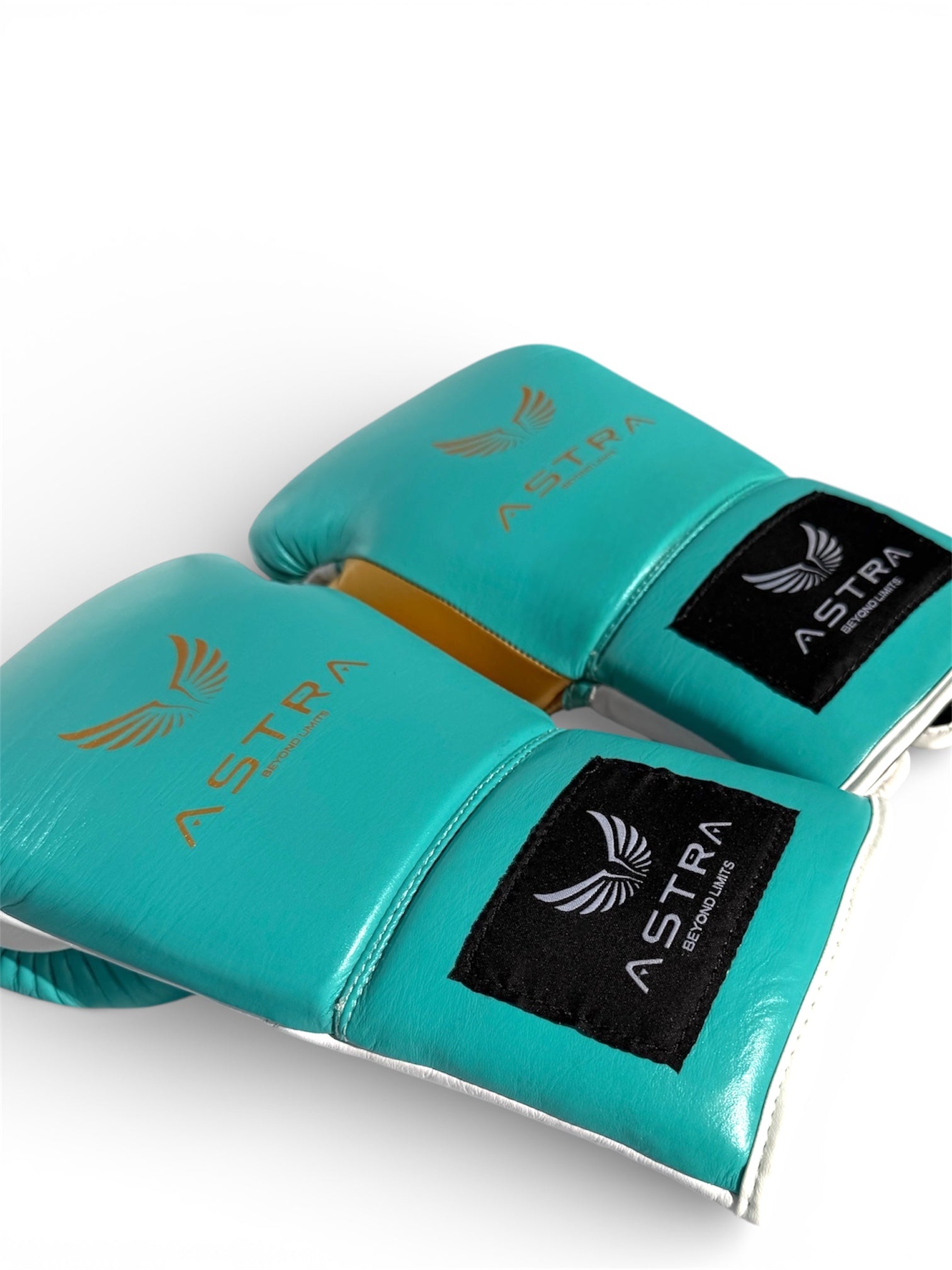 GUANTONI PREMIUM - LACCI - TURCHESE E ORO