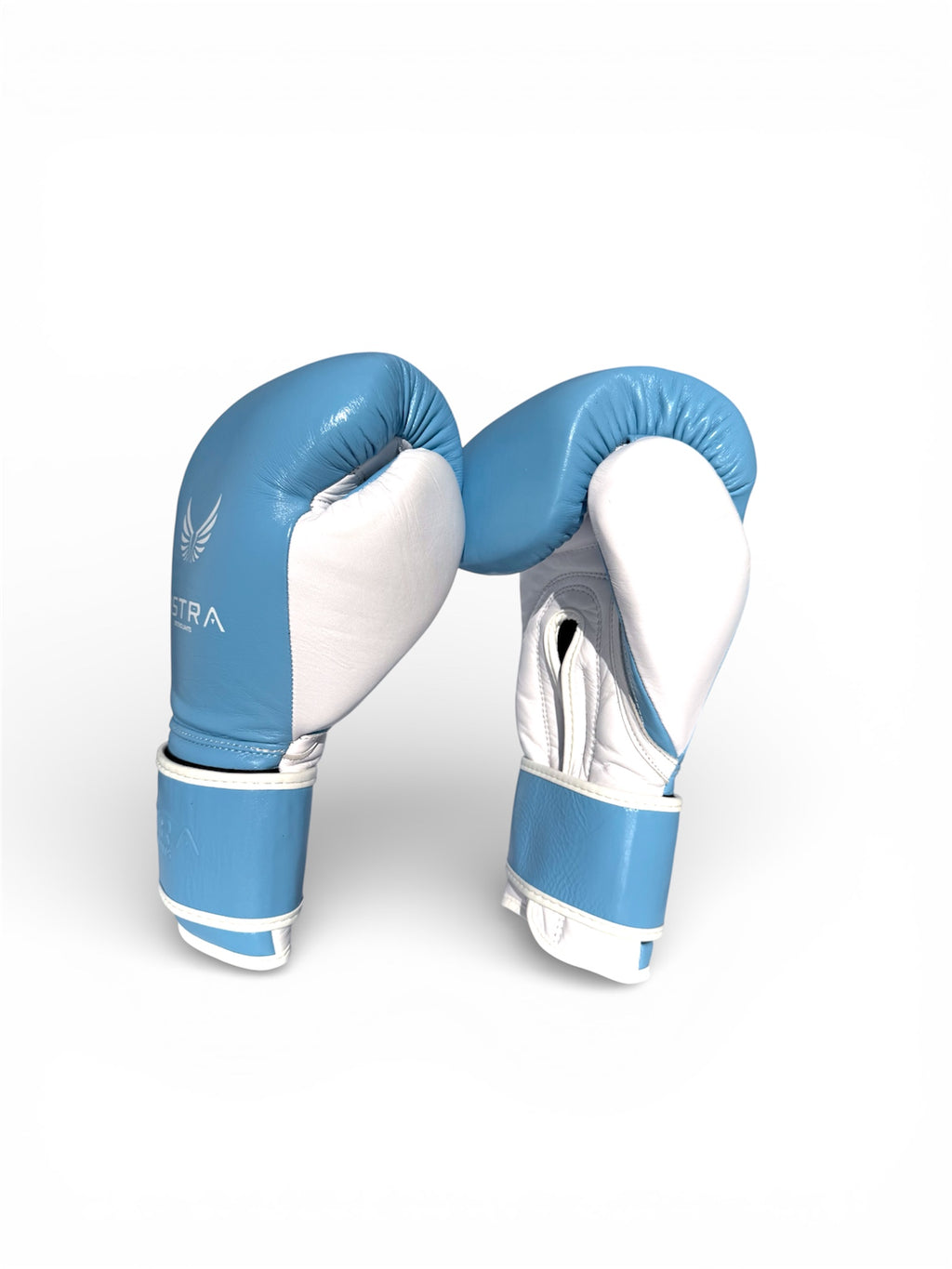 GUANTONI PREMIUM - VELCRO - AZZURRO